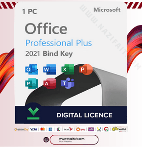 ‎Microsoft Office 2021 Pro Plus – Lifetime License Bind Key With Your Microsoft Account – 1PC