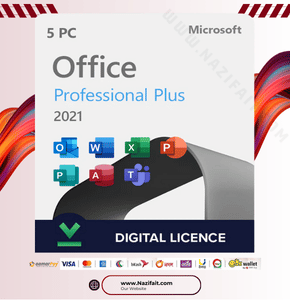 Microsoft Office 2021 Pro Plus – Lifetime License Key – 5PC